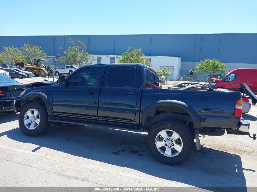 2002 Toyota Tacoma Prerunner V6 VIN: 5TEGN92N82Z887900 Lot: 39412648