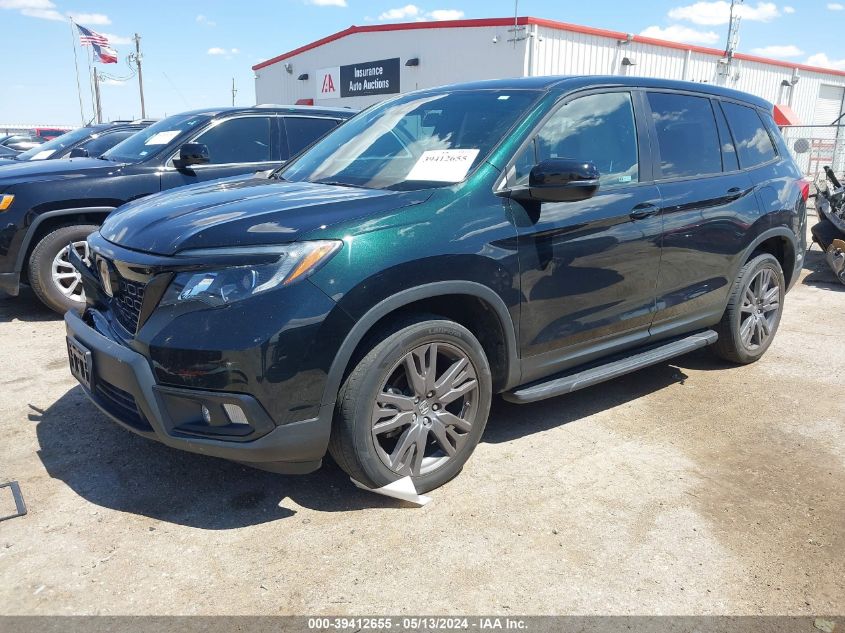 2020 Honda Passport Awd Ex-L VIN: 5FNYF8H59LB008880 Lot: 39412655