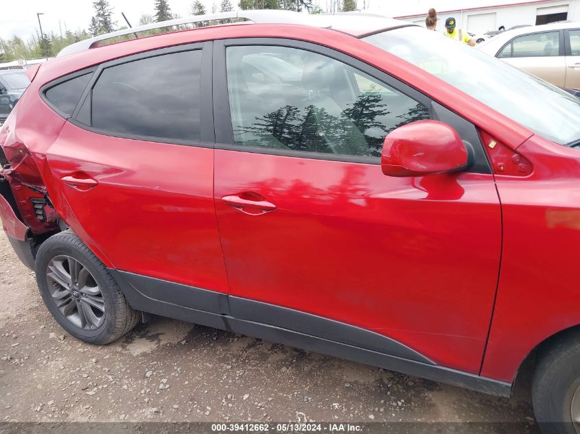 2015 Hyundai Tucson Se VIN: KM8JU3AG3FU957726 Lot: 39412662