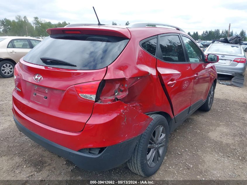 2015 Hyundai Tucson Se VIN: KM8JU3AG3FU957726 Lot: 39412662