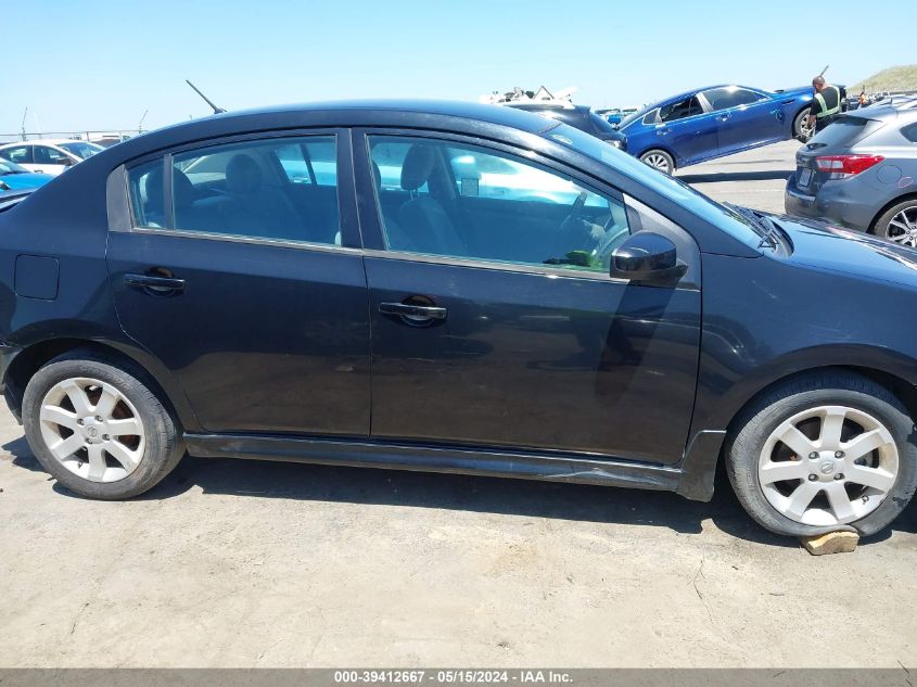 2012 Nissan Sentra 2.0 Sr VIN: 3N1AB6AP6CL697665 Lot: 39412667