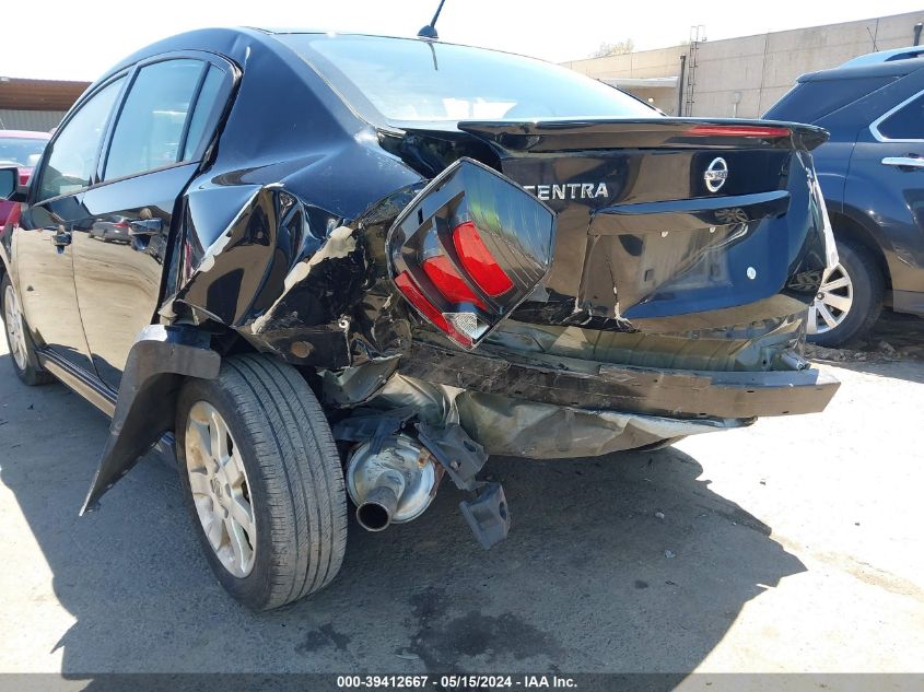 2012 Nissan Sentra 2.0 Sr VIN: 3N1AB6AP6CL697665 Lot: 39412667