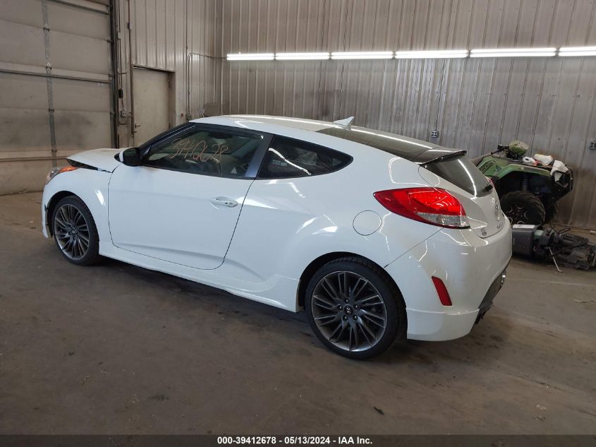 2013 Hyundai Veloster Mix VIN: KMHTC6AD0DU135319 Lot: 39412678