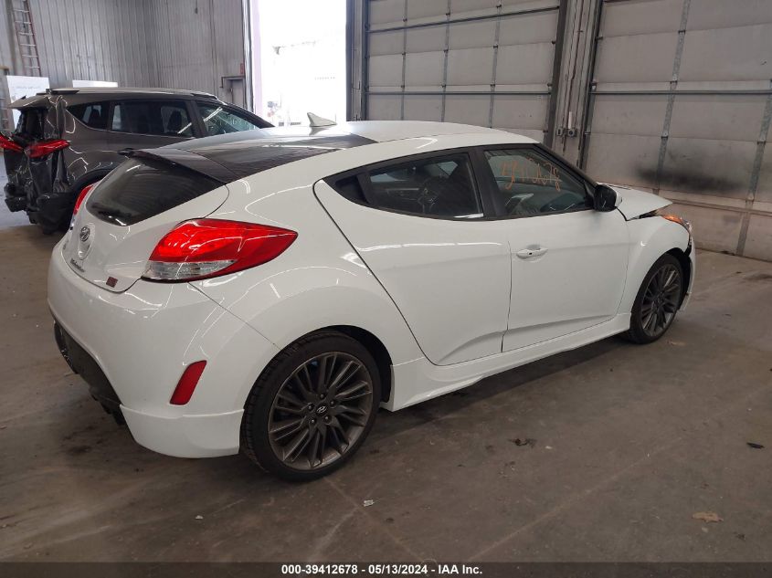 2013 Hyundai Veloster Mix VIN: KMHTC6AD0DU135319 Lot: 39412678