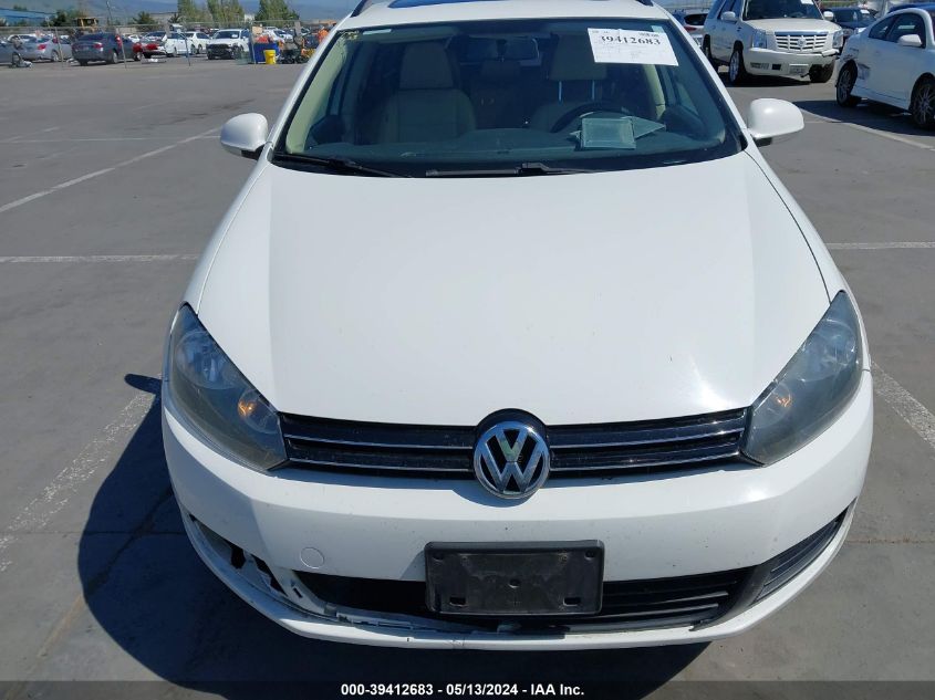 2011 Volkswagen Jetta Sportwagen 2.0L Tdi VIN: 3VWML7AJ9BM661967 Lot: 39412683