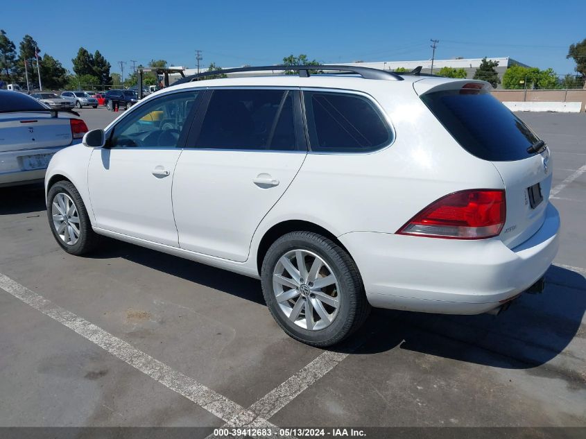 2011 Volkswagen Jetta Sportwagen 2.0L Tdi VIN: 3VWML7AJ9BM661967 Lot: 39412683