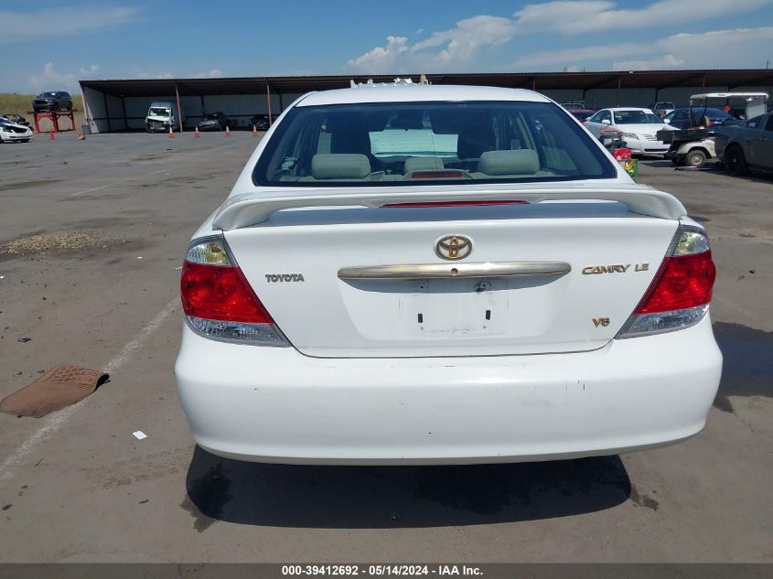 2005 Toyota Camry Le V6 VIN: 4T1BF30K35U096910 Lot: 39412692