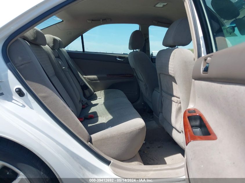 2005 Toyota Camry Le V6 VIN: 4T1BF30K35U096910 Lot: 39412692