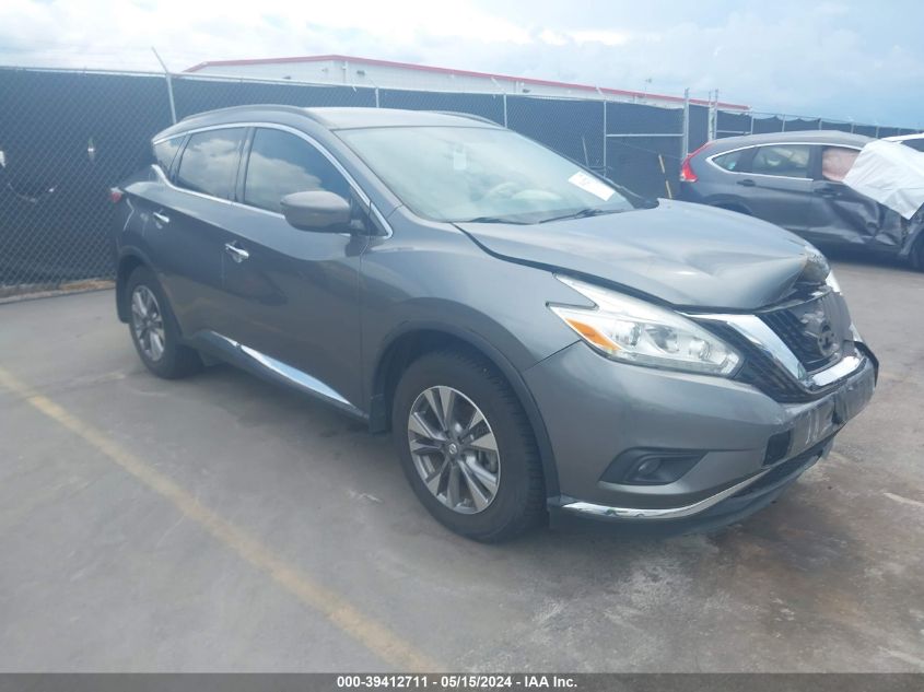 2016 Nissan Murano Sv VIN: 5N1AZ2MH1GN111381 Lot: 39412711