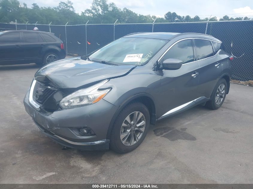 2016 Nissan Murano Sv VIN: 5N1AZ2MH1GN111381 Lot: 39412711