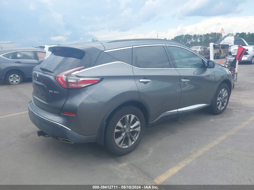 2016 Nissan Murano Sv VIN: 5N1AZ2MH1GN111381 Lot: 39412711