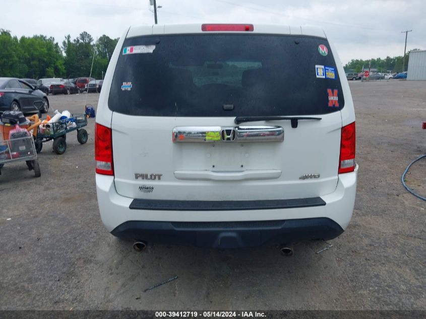 2012 Honda Pilot Ex VIN: 5FNYF4H49CB046352 Lot: 39412719