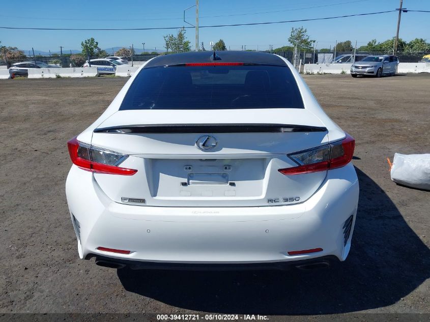 2015 Lexus Rc 350 VIN: JTHHE5BC6F5002175 Lot: 39412721