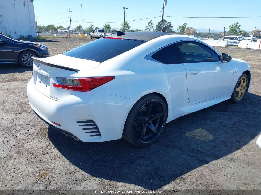 2015 Lexus Rc 350 VIN: JTHHE5BC6F5002175 Lot: 39412721