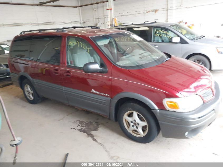 2001 Pontiac Montana M16 W/1Sf Pkg. VIN: 1GMDX03E11D183029 Lot: 39412724