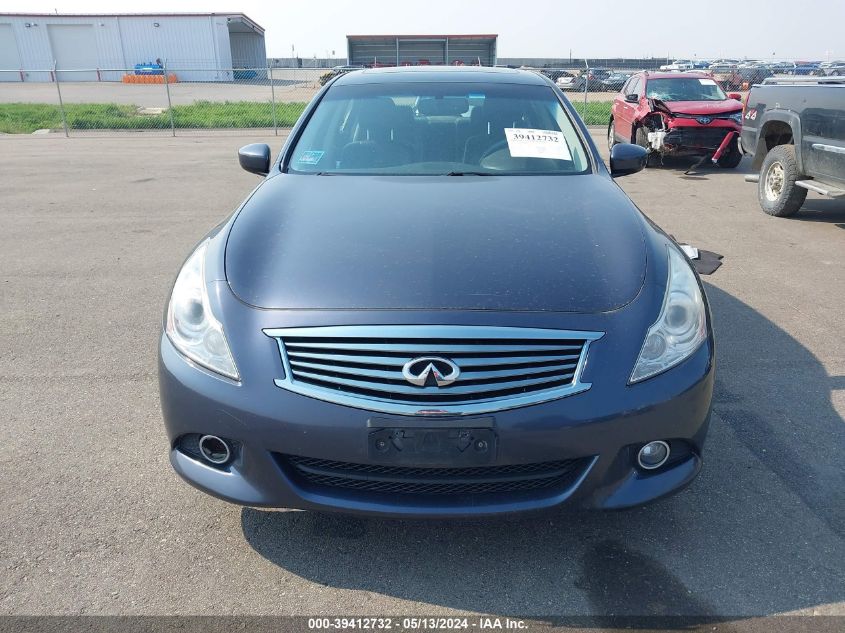 2011 Infiniti G37X VIN: JN1CV6AR2BM350694 Lot: 39412732