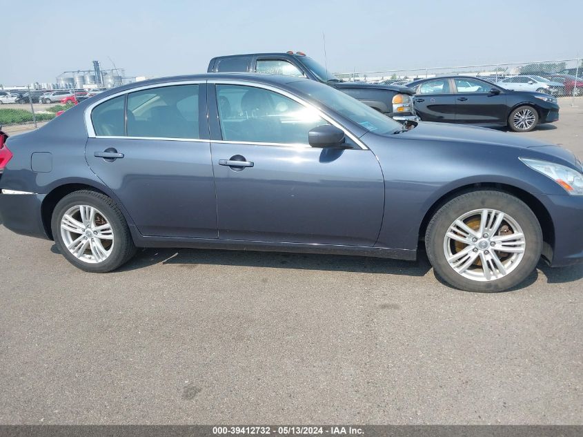 2011 Infiniti G37X VIN: JN1CV6AR2BM350694 Lot: 39412732
