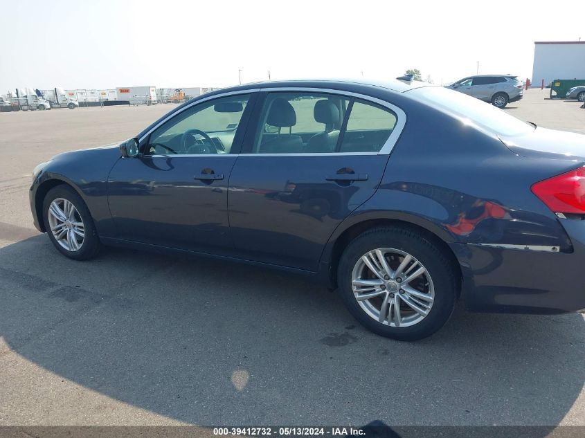 2011 Infiniti G37X VIN: JN1CV6AR2BM350694 Lot: 39412732