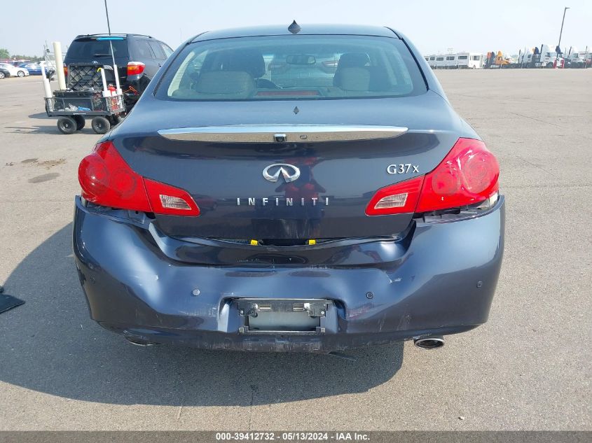 2011 Infiniti G37X VIN: JN1CV6AR2BM350694 Lot: 39412732