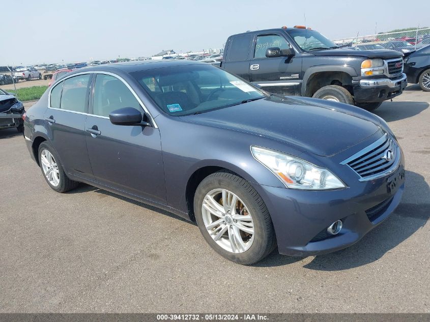 2011 Infiniti G37X VIN: JN1CV6AR2BM350694 Lot: 39412732