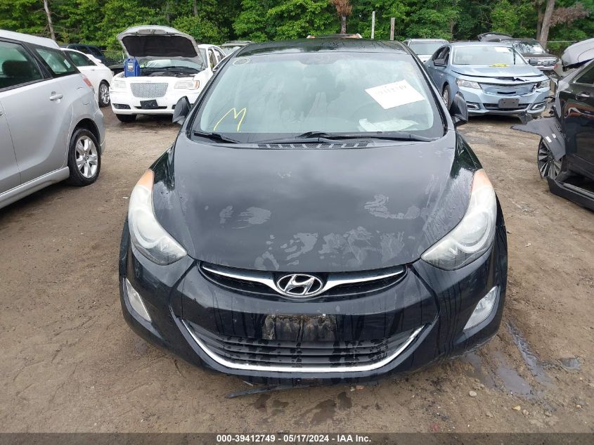 2012 Hyundai Elantra Gls VIN: 5NPDH4AE9CH126831 Lot: 39412749
