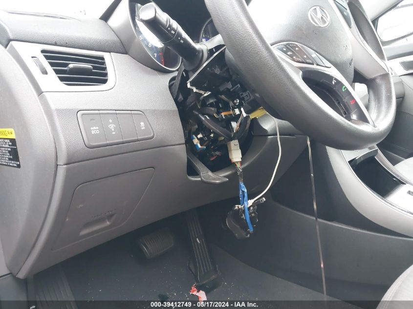 2012 Hyundai Elantra Gls VIN: 5NPDH4AE9CH126831 Lot: 39412749