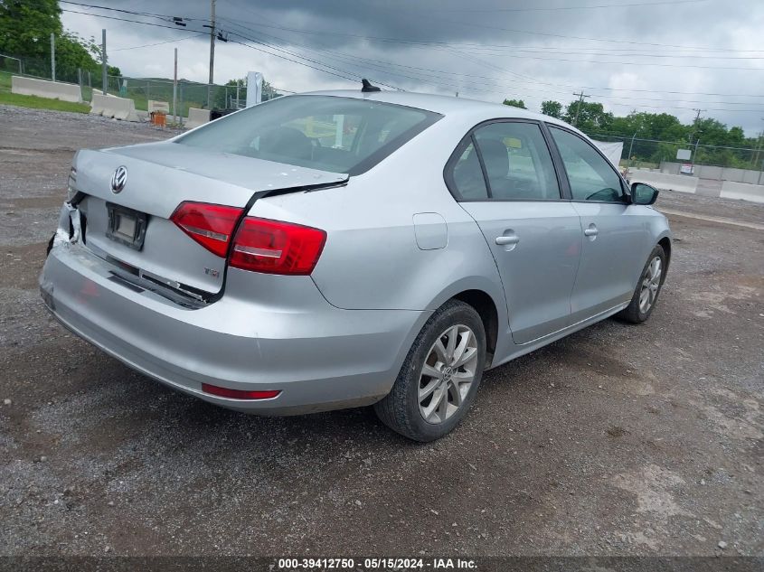 2015 Volkswagen Jetta 1.8T Se VIN: 3VWD17AJ8FM252029 Lot: 39412750