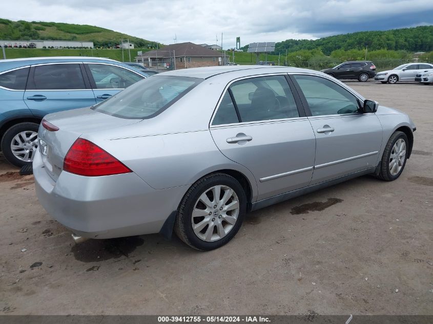 2007 Honda Accord 3.0 Se VIN: 1HGCM66427A100119 Lot: 39412755