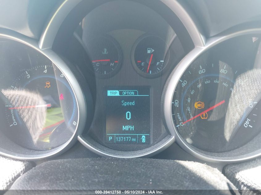 2014 Chevrolet Cruze 1Lt Auto VIN: 1G1PC5SB2E7412347 Lot: 39412758