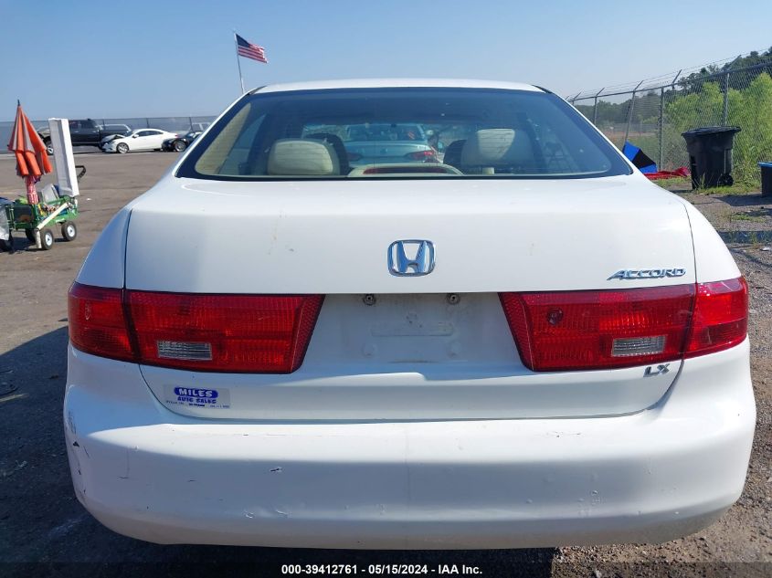 2005 Honda Accord 2.4 Lx VIN: 1HGCM56495A168005 Lot: 39412761