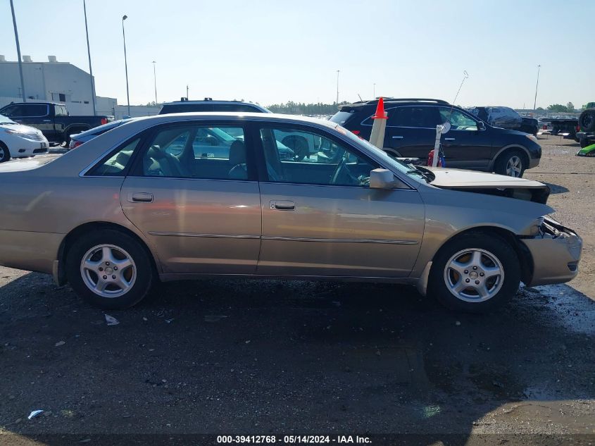 2001 Toyota Avalon Xl VIN: 4T1BF28B61U140259 Lot: 39412768