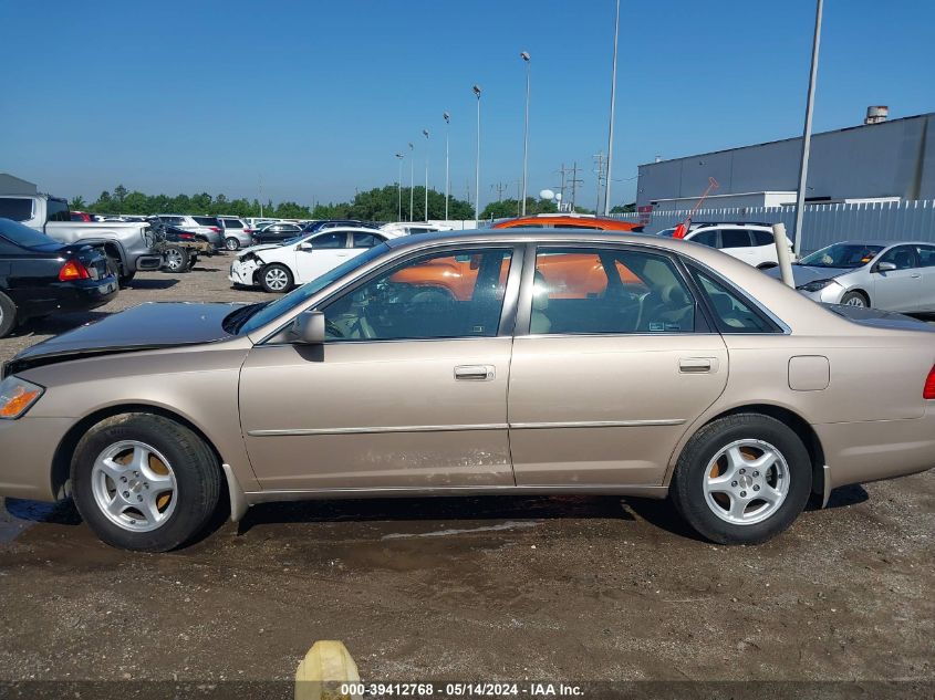 2001 Toyota Avalon Xl VIN: 4T1BF28B61U140259 Lot: 39412768
