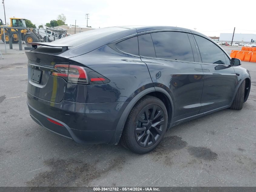 2024 Tesla Model X Long Range VIN: 7SAXCAE51RF438463 Lot: 39412782