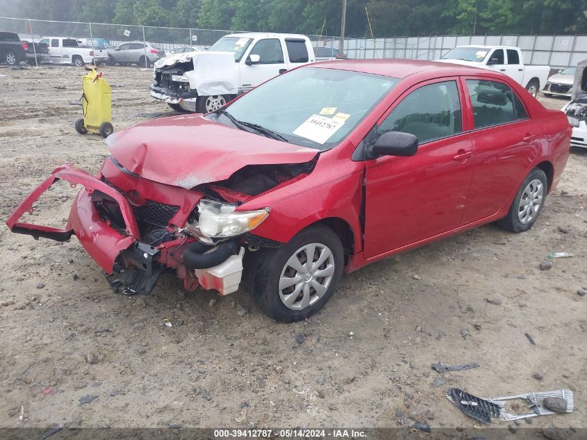 2009 Toyota Corolla VIN: JTDBL40E29J024858 Lot: 39412787