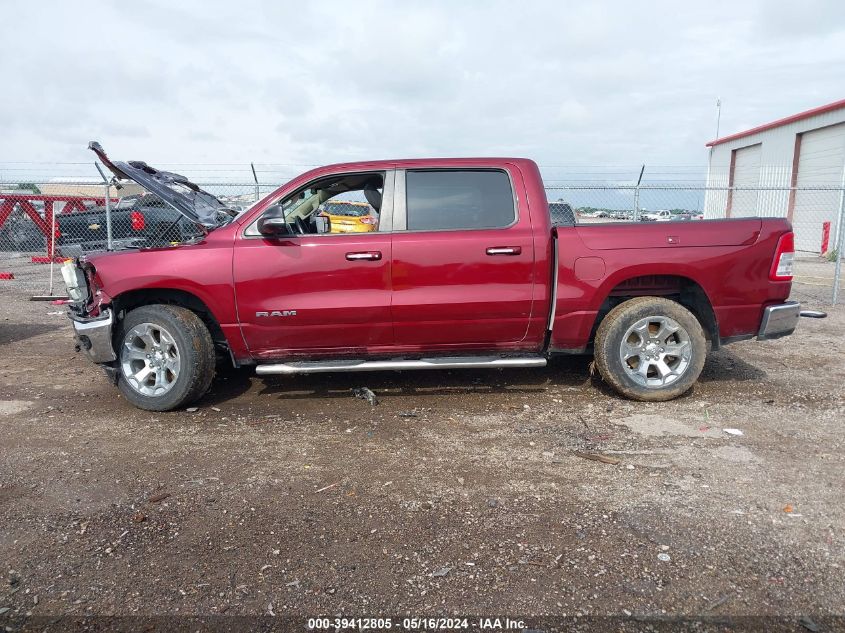 2019 Ram 1500 Big Horn/Lone Star VIN: 1C6SRFFT2KN784200 Lot: 39412805