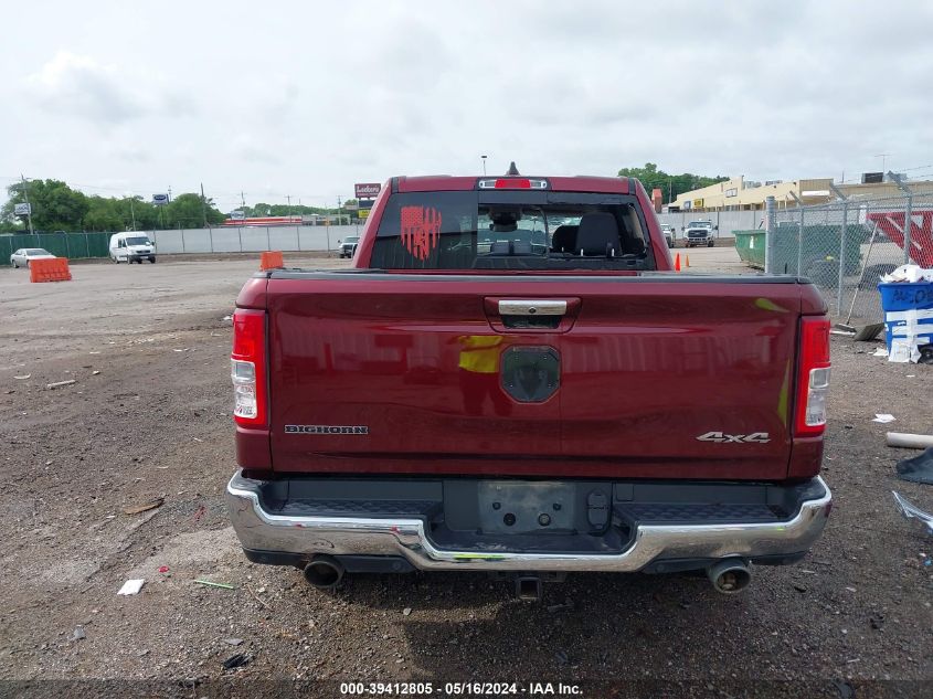 2019 Ram 1500 Big Horn/Lone Star VIN: 1C6SRFFT2KN784200 Lot: 39412805