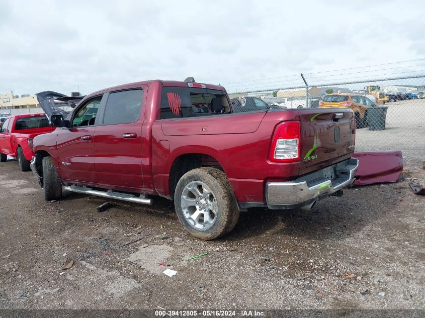 2019 Ram 1500 Big Horn/Lone Star VIN: 1C6SRFFT2KN784200 Lot: 39412805