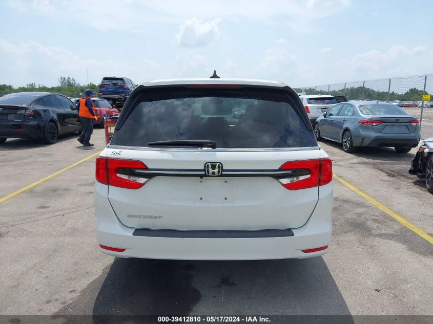 2021 Honda Odyssey Ex-L VIN: 5FNRL6H79MB026137 Lot: 39412810