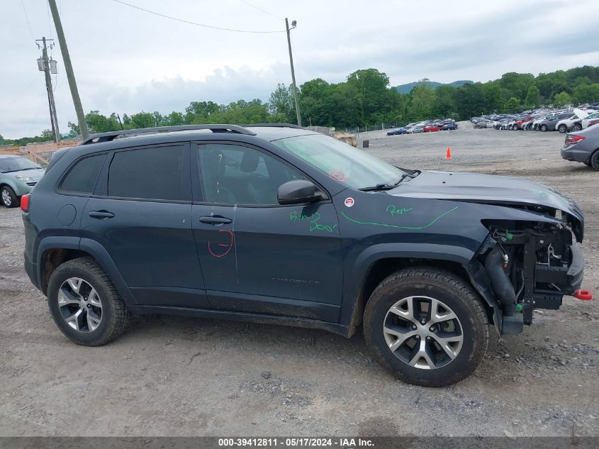 2018 Jeep Cherokee Trailhawk 4X4 VIN: 1C4PJMBX0JD571334 Lot: 39412811