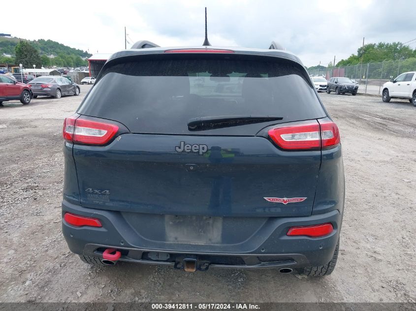 2018 Jeep Cherokee Trailhawk 4X4 VIN: 1C4PJMBX0JD571334 Lot: 39412811