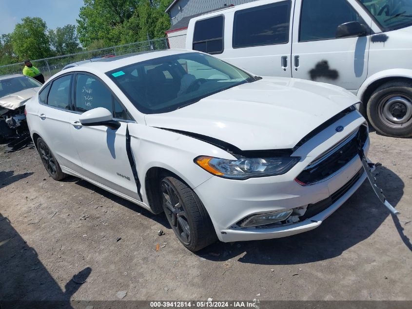 2018 FORD FUSION HYBRID SE - 3FA6P0LU6JR103435