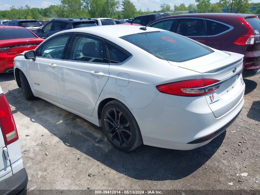 2018 Ford Fusion Hybrid Se VIN: 3FA6P0LU6JR103435 Lot: 39412814