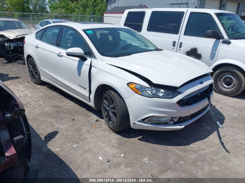 2018 Ford Fusion Hybrid Se VIN: 3FA6P0LU6JR103435 Lot: 39412814