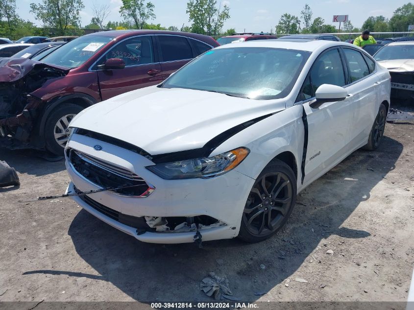 2018 FORD FUSION HYBRID SE - 3FA6P0LU6JR103435