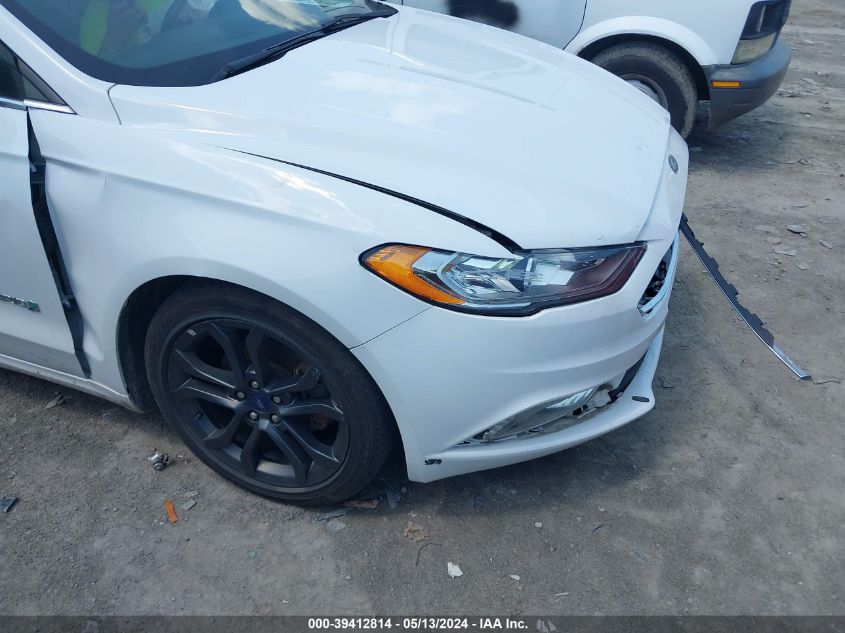 2018 FORD FUSION HYBRID SE - 3FA6P0LU6JR103435