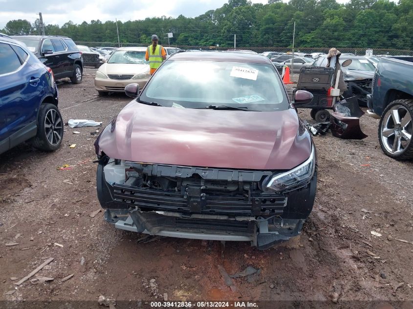 2022 Nissan Sentra Sv Xtronic Cvt VIN: 3N1AB8CV6NY292080 Lot: 39412836