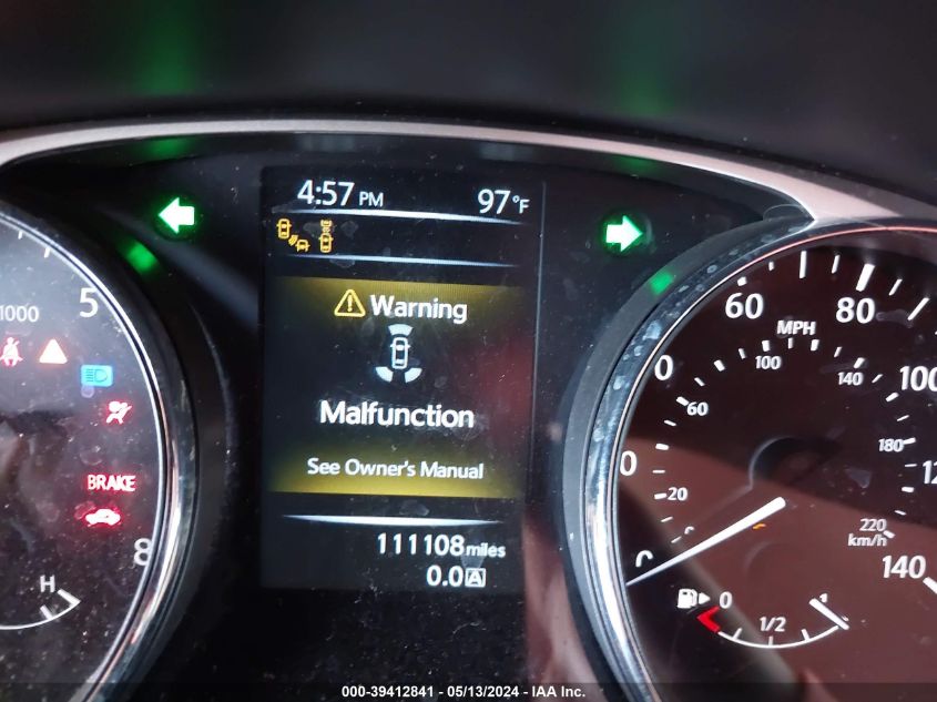 2016 Nissan Rogue Sl VIN: 5N1AT2MVXGC791851 Lot: 39412841