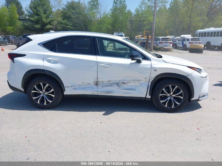 2017 Lexus Nx 200T F Sport VIN: JTJBARBZ8H2107624 Lot: 39412858