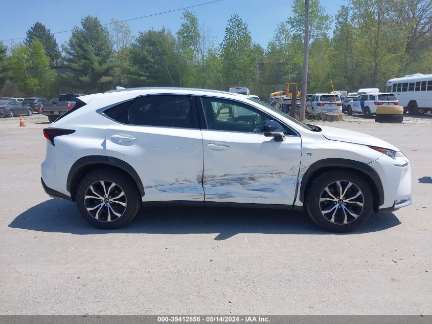 2017 Lexus Nx 200T F Sport VIN: JTJBARBZ8H2107624 Lot: 39412858