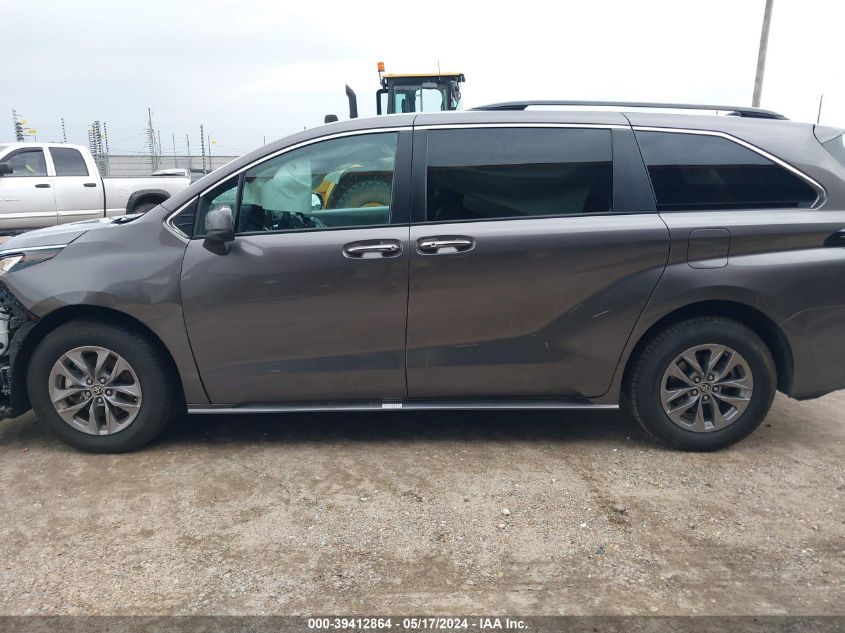 2023 Toyota Sienna Xle VIN: 5TDYRKEC0PS161446 Lot: 39412864